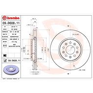 BREMBO brake disc 09. D608.11, set of 2 - Brake Disc