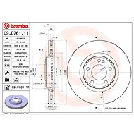 BREMBO brake disc 09. D761.11, set of 2 - Brake Disc