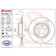 BREMBO brake disc 09. D764.11, set of 2 - Brake Disc