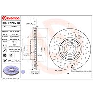 BREMBO brake disc 09. D770.1X, set of 2 - Brake Disc