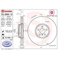 BREMBO brake disc 09. D896.13, set of 2 - Brake Disc