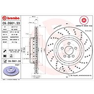 BREMBO brake disc 09. D901.33, set of 2 - Brake Disc