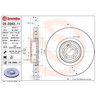 BREMBO brake disc 09. D982.11, set of 2 - Brake Disc