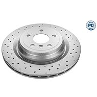 MEYLE brake disc 015 523 0010/PD, set of 2 - Brake Disc