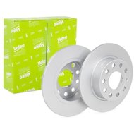 VALEO brake disc 186538, set of 2 - Brake Disc