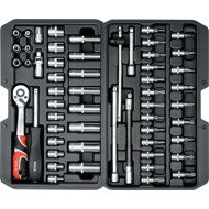 YATO Shank set 1/4" 56 pcs XS YT-14501 - Socket Wrench Set