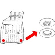 STINGRAY Rubber boot liner 3D (TPE), Ford Tourneo Custom 3. row - Boot Tray