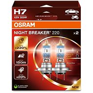 OSRAM H7 Night Breaker 220, +220%, Duo Box - Car Bulb