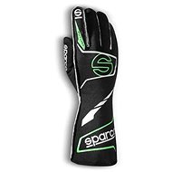 Sparco Futura Závodní rukavice s homologací FIA, barva černo-zelená, velikost 12 - Fahrer-Handschuhe