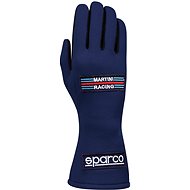 Sparco Land Závodní rukavice Martini Racing Závodní rukavice, homologace FIA, barva tmavě modrá - Driving Gloves