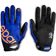 Sparco Meca-3 Mechanics Gloves, blue-orange, size 11 - Driving Gloves