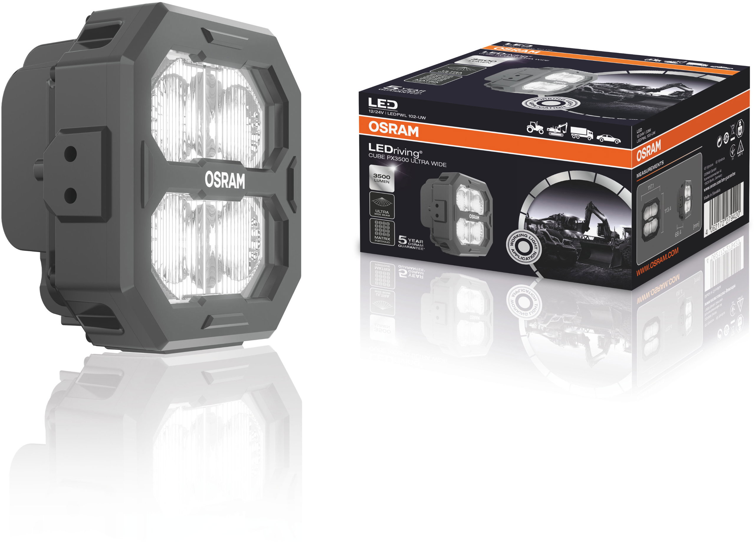 LEDriving® Cube PX3500 Ultra Wide - Car Work Light