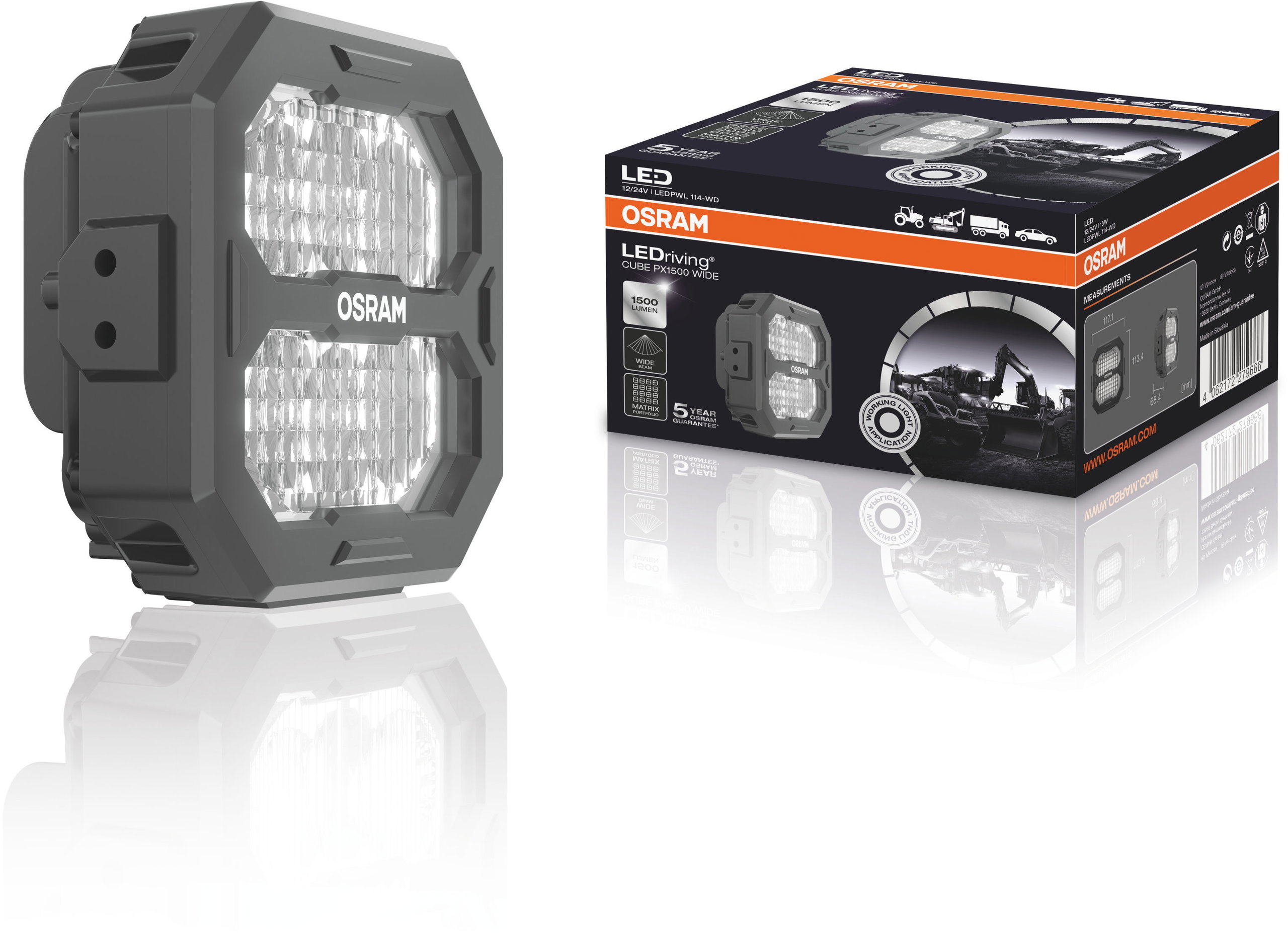 LEDriving® Cube PX1500 Wide - Car Work Light