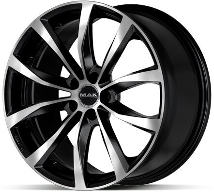MAK Wolf Black 7x18, 5x112, ET45 - Aluminum Wheel