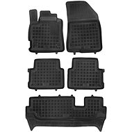 REZAW-PLAST Rubber car mats, Dacia Jogger, 2021- , 3rd row, 7 seats - Car Mats