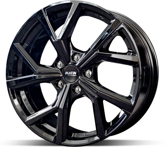 Platin P115 FullBlack 7,5x18, 5x112, ET50 66,6 - Aluminum Wheel