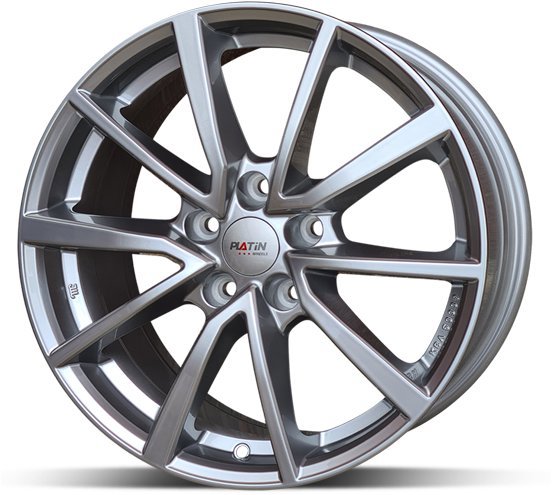 Platin P95 Silver 6x16, 5x112, ET48 - Aluminum Wheel