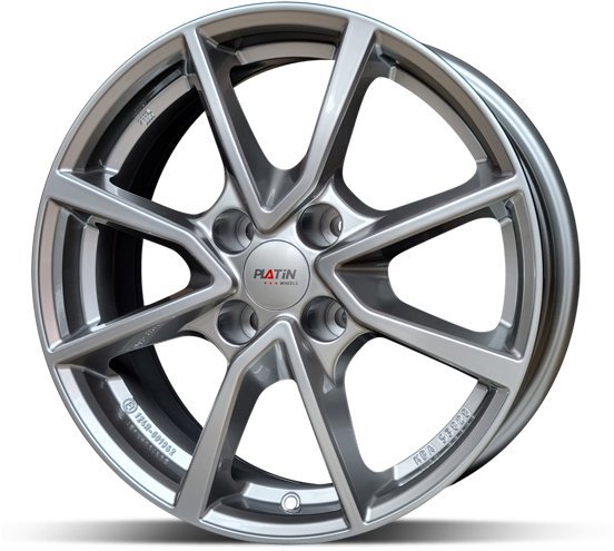 Platin P95 Silver 4 6,5x16, 4x108, ET38 - Aluminum Wheel