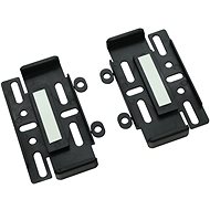 Compass licence plate mat frameless black - Licence Plate Holder