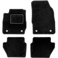 ACI textile mats black, round fixation (set of 4) for Ford FIESTA 2013- 2017 - Car Mats