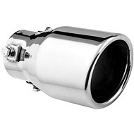 ASSO stainless steel exhaust tip round, outer diameter 76 mm, length 130 mm - Exhaust Tail Pipe