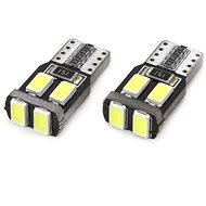 AMIO LED 12V 1,76w 3x SMD white 5600k (socket w2,1x9,5d/ T10) compatible with CAN-BUS - LED Car Bulb