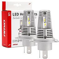 AMIO LED H4 - 40W white (socket P43t), set of 2 - LED Car Bulb