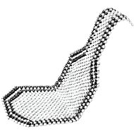 AMIO Retro seat cover, wooden balls, white - Car Accessories