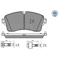 MEYLE Arm 025 224 8517/PD - Suspension Arm