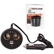 4CARS Car Adapter with USB and battery indicator - Car Adapter