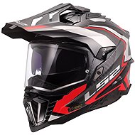 LS2 MX701 EXPLORER-06 CARBON FRONTIER adventure helmet red size. XL - Motorbike Helmet