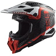 LS2 MX703 X-FORCE-06 CARBON-6K VICTORY off-road helmet red size. XL - Motorbike Helmet