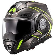 LS2 FF901 ADVANT-X CARBON FUTURE II flip-up helmet H-V-yellow size. XL - Motorbike Helmet