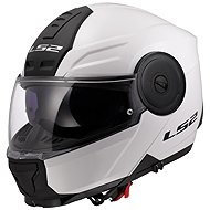 LS2 FF902 SCOPE II-06 flip-up helmet glossy-white sized. S - Motorbike Helmet