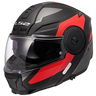 LS2 FF902 SCOPE II-06 DURIA flip-up helmet black/red size 2.5 mm XL - Motorbike Helmet