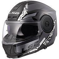 LS2 FF902 SCOPE II-06 OXYD flip-up helmet black/titanium size: 2.5 mm M - Motorbike Helmet