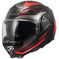 LS2 FF910 ADVANT II ASTRAL flip-up helmet red size 2.5 mm XL - Motorbike Helmet
