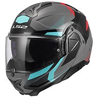 LS2 FF910 ADVANT II TRIPLE flip-up helmet nardo-gray sized. M - Motorbike Helmet