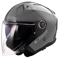 LS2 INFINITY II-06 HPFC scooter jet helmet nardo grey size. L - Scooter Helmet