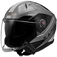 LS2 INFINITY II-06 HPFC VEYRON scooter jet helmet grey/white size. S - Scooter Helmet