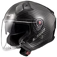 LS2 INFINITY II-06 CARBON scooter jet helmet glossy black vel. XL - Scooter Helmet