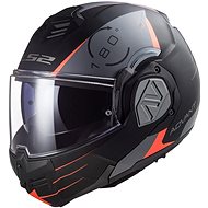 LS2 ADVANT CODEX flip-up helmet matt black / grey - titanium sized. XL - Motorbike Helmet