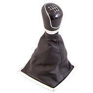 PROTEC Gear lever with cuff, Ford Fiesta MK7 2008 - 2013 6st black - Gear Stick