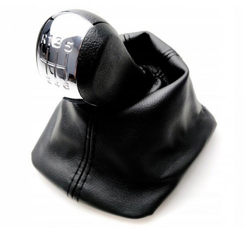 PROTEC Gear lever with cuff, Skoda Octavia 2 2004 - 2012 6st chrome - Gear Stick