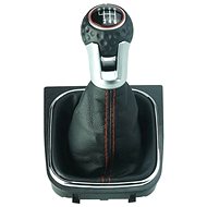 PROTEC Gear lever with cuff, VW Golf V 2003 - 2008 6st red stitching I. - Gear Stick