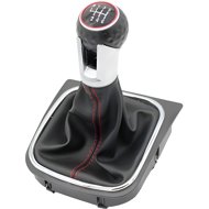 PROTEC Gear lever with cuff, VW Jetta 2005 - 2014 6st red stitching - Gear Stick