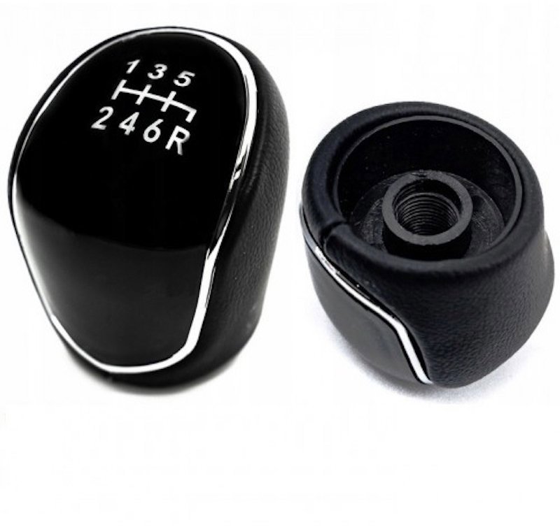 PROTEC Shift lever head, Ford C - Max II 2007 - 2019 6st black - Gear Stick