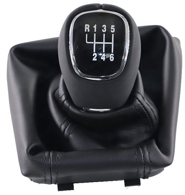 PROTEC Gear lever with cuff, Skoda Octavia 3 2012 - 2020 black 6s - Gear Stick