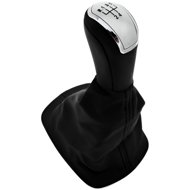 PROTEC Gear lever with cuff, Škoda Octavia 1 1996 - 2010 5st silver - Gear Stick