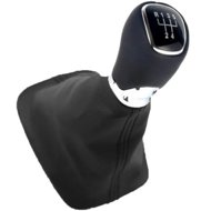 PROTEC Gear lever with cuff, Škoda Fabia 1 1999 - 2008 5 speed black - Gear Stick